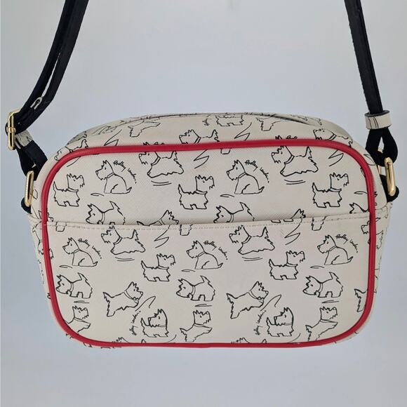 Radley London Sketch Street Crossbody Bag Scottie Dog Print Small Zippered Purse - Picture 7 of 15